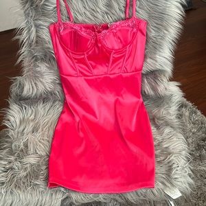 Hot pink Fashion Nova Dress